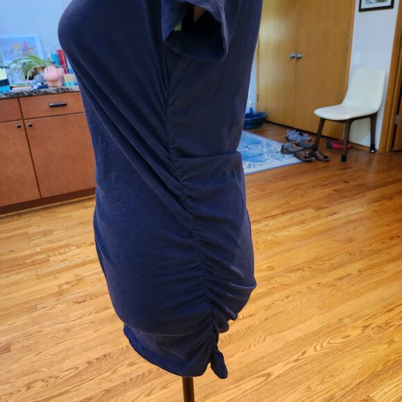 Caslon Navy Blue V-neck Short Sleeve T-Shirt - Picture 4 of 6